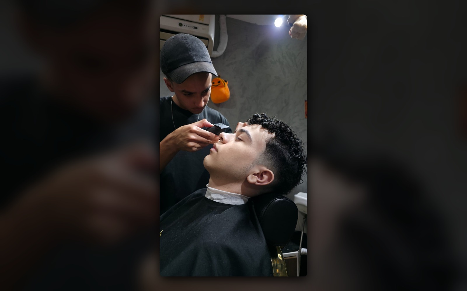 Barbearia Fonseca — slick back clássico