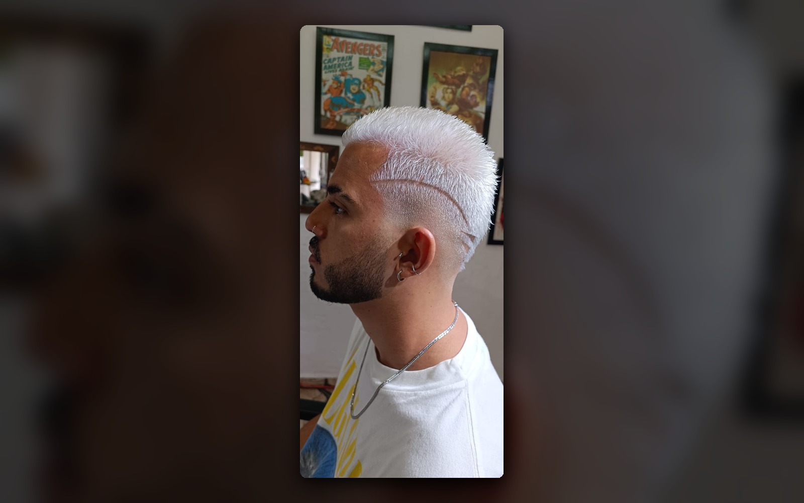 Barbearia Fonseca — high fade + barba longa